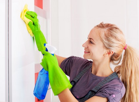 Local cleaners maintaining desks and meeting rooms in SE16