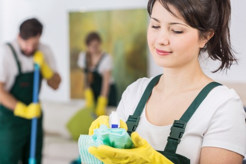 Local domestic cleaning visit in a modern SE16 apartment