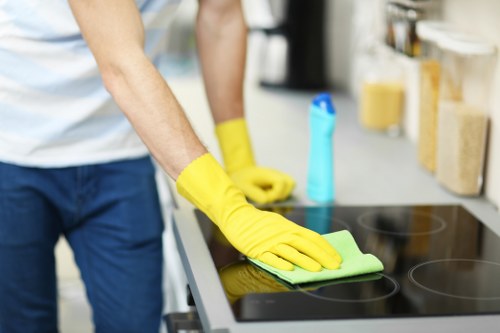 Bathroom deep cleaning in a local SE16 property