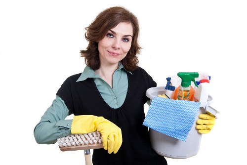 Commercial office cleaning in a SE16 business space with secure access